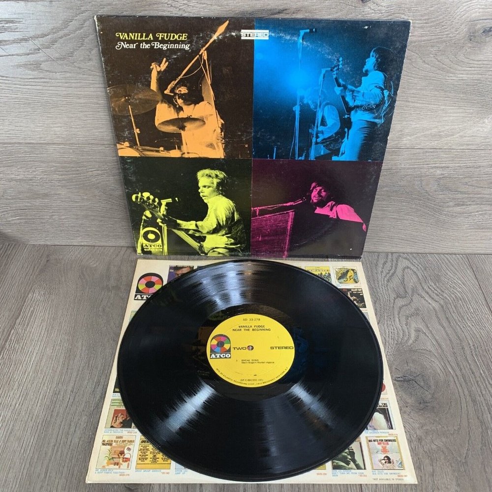 Vanilla Fudge LP Near The Beginning STEREO Atco SD-33-278